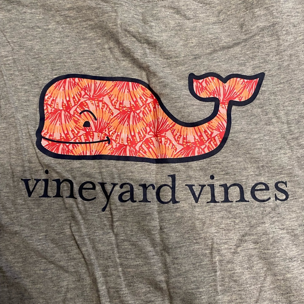 Gray Vineyard Vines Pocket Tee
